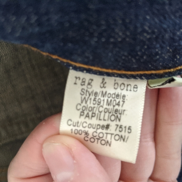 Rag and Bone Low Rise Boyfriend Straight - Picture 6 of 9